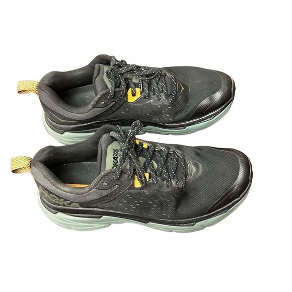COPY - Hoka One One Challenger ATR 6 Men's Lace Up Black & Yellow Running Sneak… - Picture 3 of 8